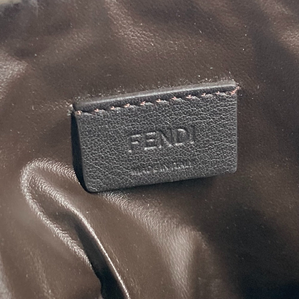 Fendi Pouch 8 N0179 Nylon White Skims Collaboration Skims Logo Women Used Authentic