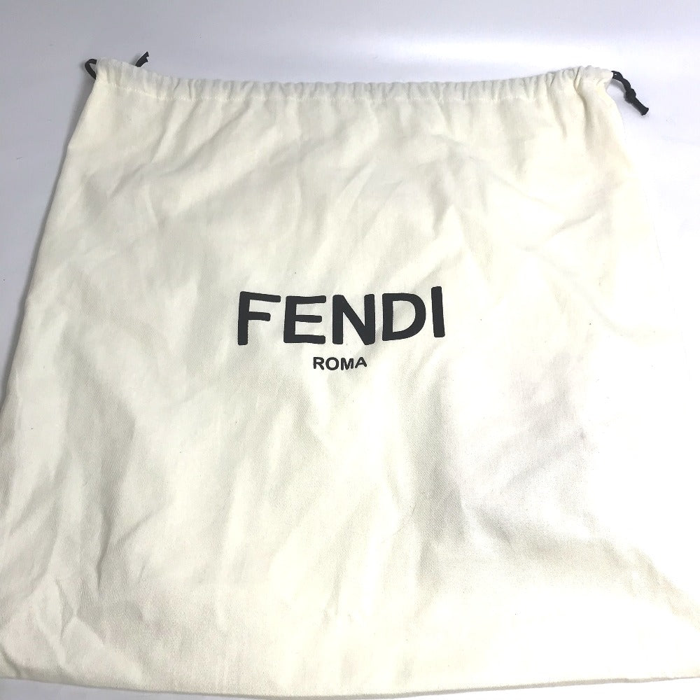 Fendi Tote Bag 8 Bh357 Coated Canvas White Joshua Vides Collaboration Shopper Bag Mens Used Authentic