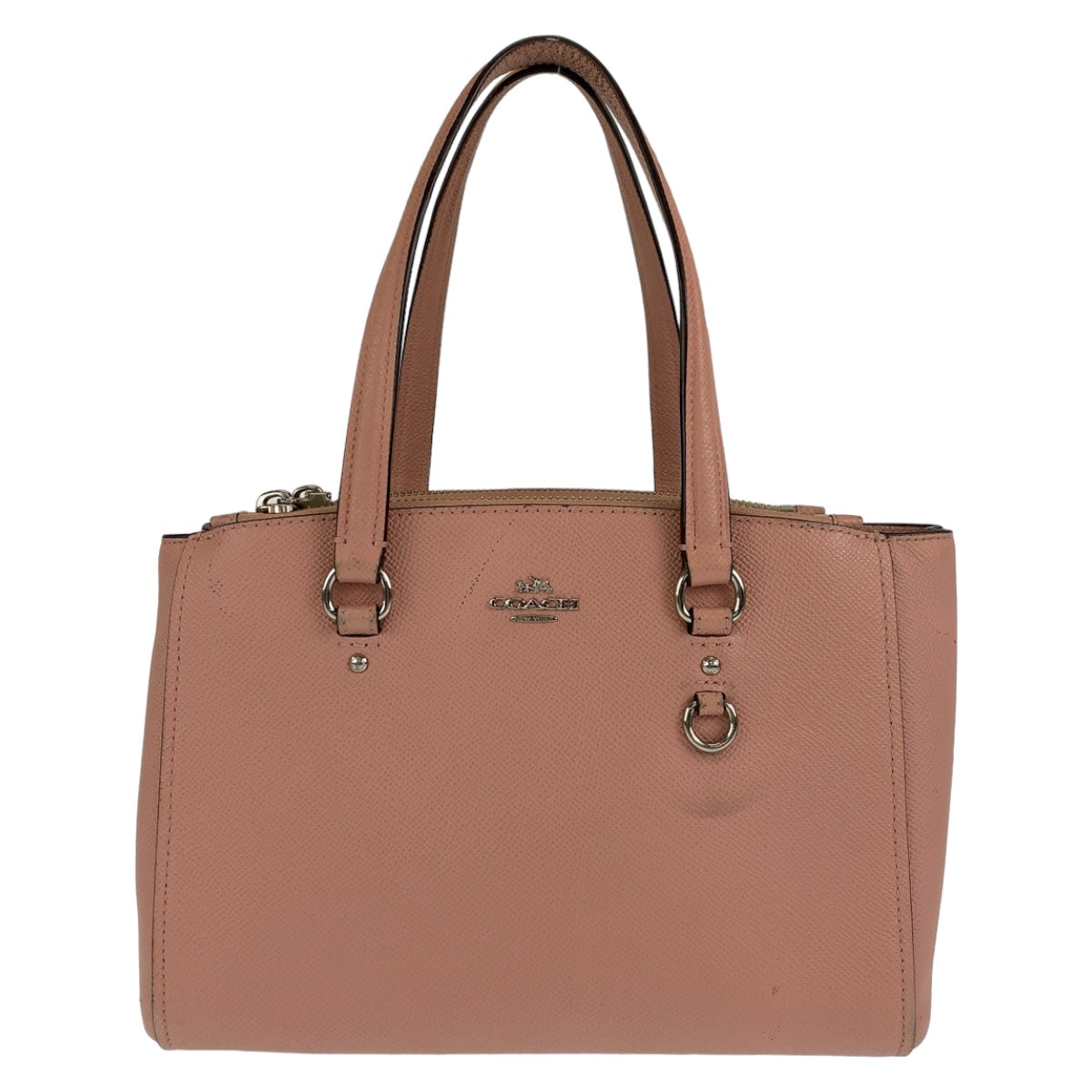 Coach Tote Bag Leather Pink