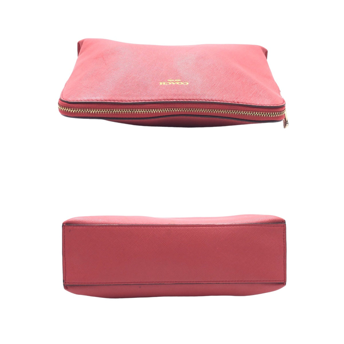 Coach Pouch Calfskin Pink