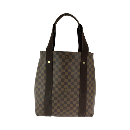 Louis Vuitton Tote Bag N52006 Pvc Brown Gold Metal Tote Bag Business Bag Shoulder Bag Damier Ebene Kabbabobur Mens Used Authentic