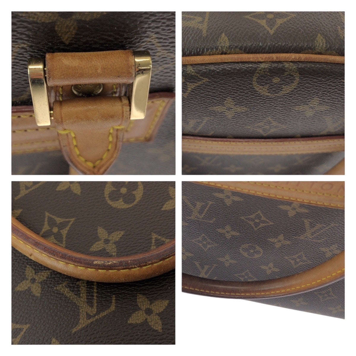 Louis Vuitton Tote Bag M50204 Pvc, Leather Brown Gold Metal Tote Bag Handbag Monogram Special Order Spo Nolita Women Used Authentic