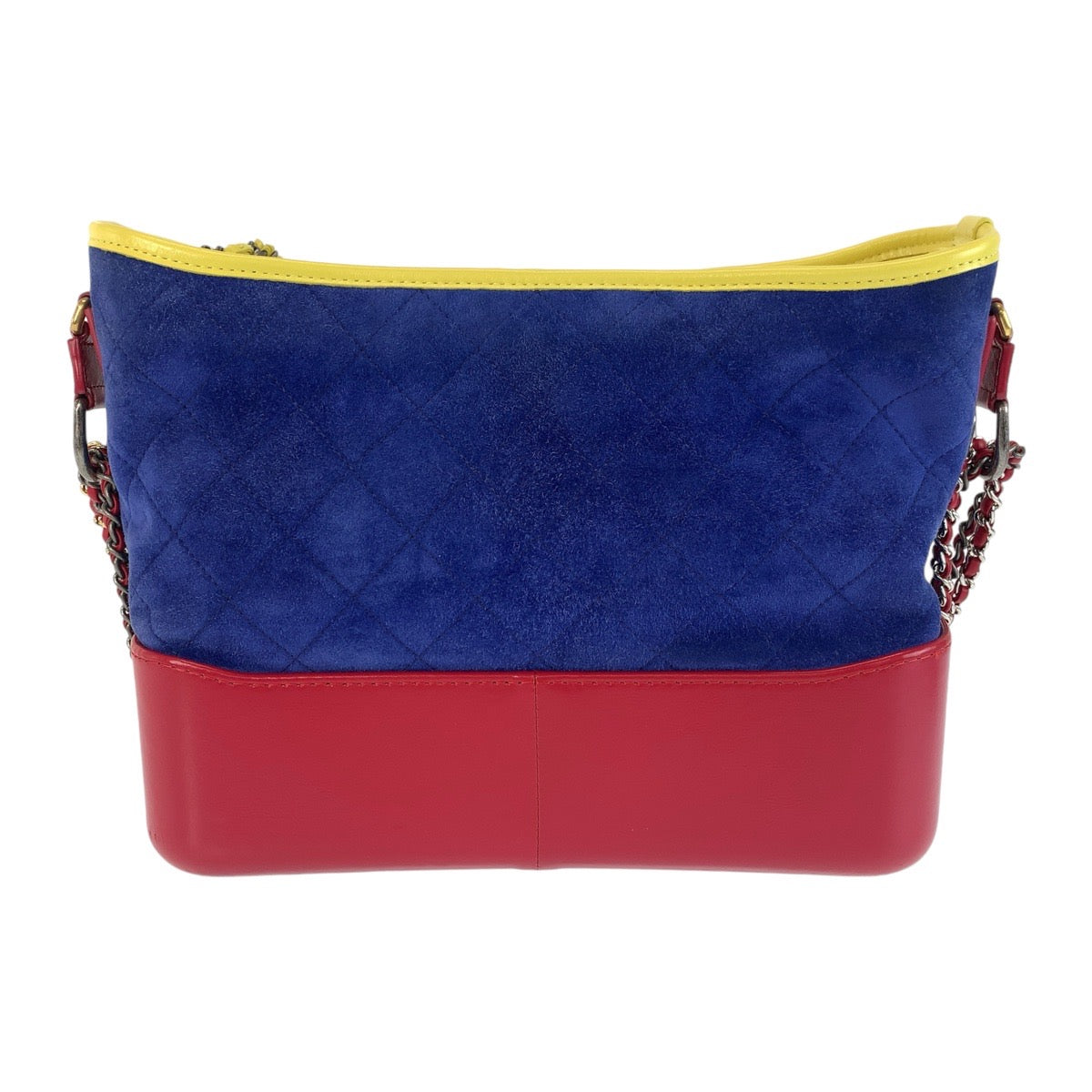 Chanel Shoulder Bag Suede, Leather Blue Red Yellow Shoulder Bag Chain Shoulder Bag Gabriel De Chanel Women Used Authentic