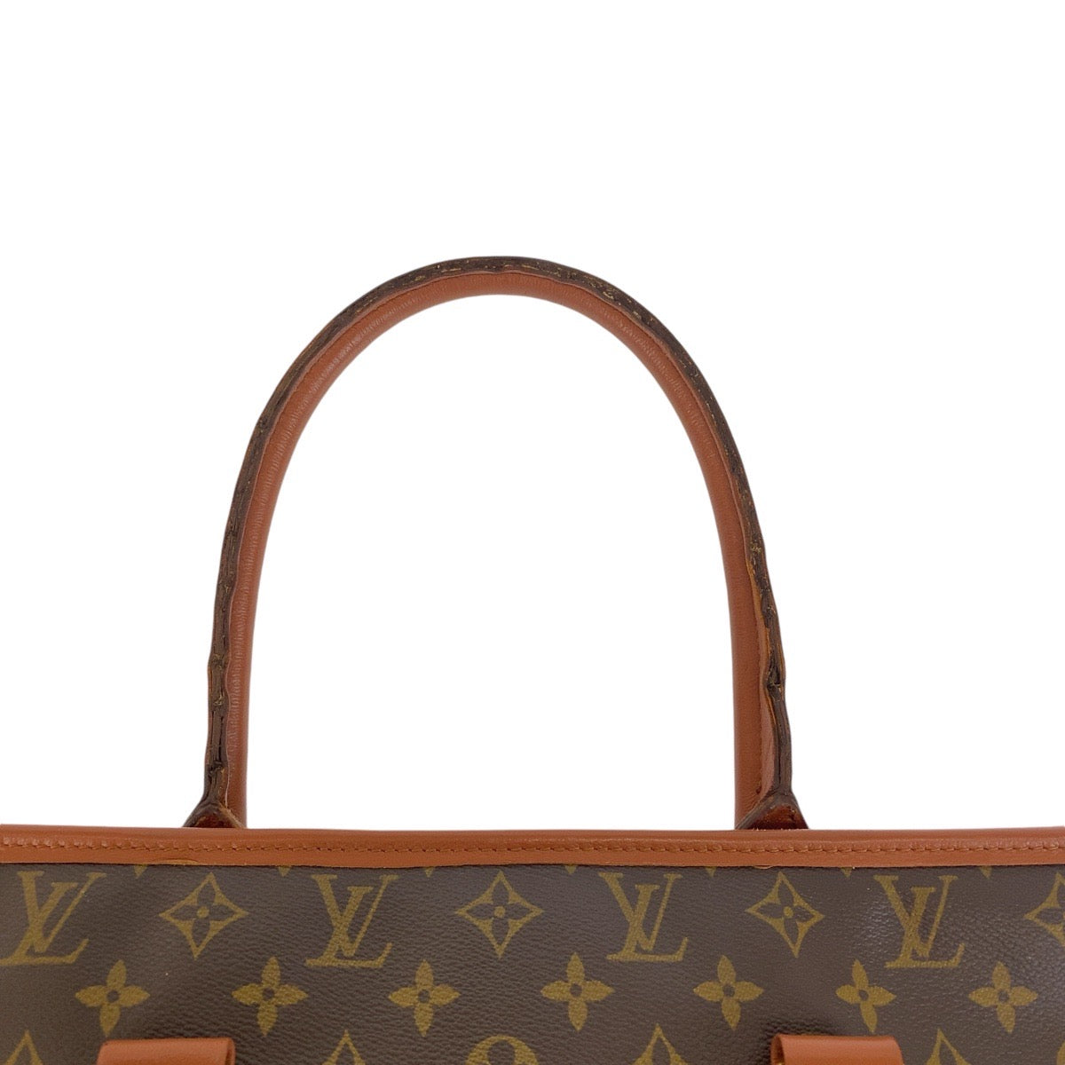 Louis Vuitton Tote Bag M42425 Pvc, Leather Brown Gold Metal Tote Bag Shoulder Bag Monogram Weekend Pm Mens Used Authentic