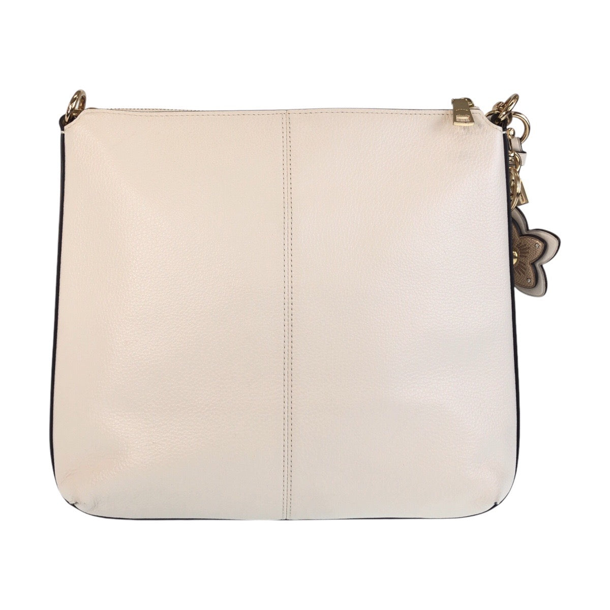 Coach Shoulder Bag Leather White Rexy