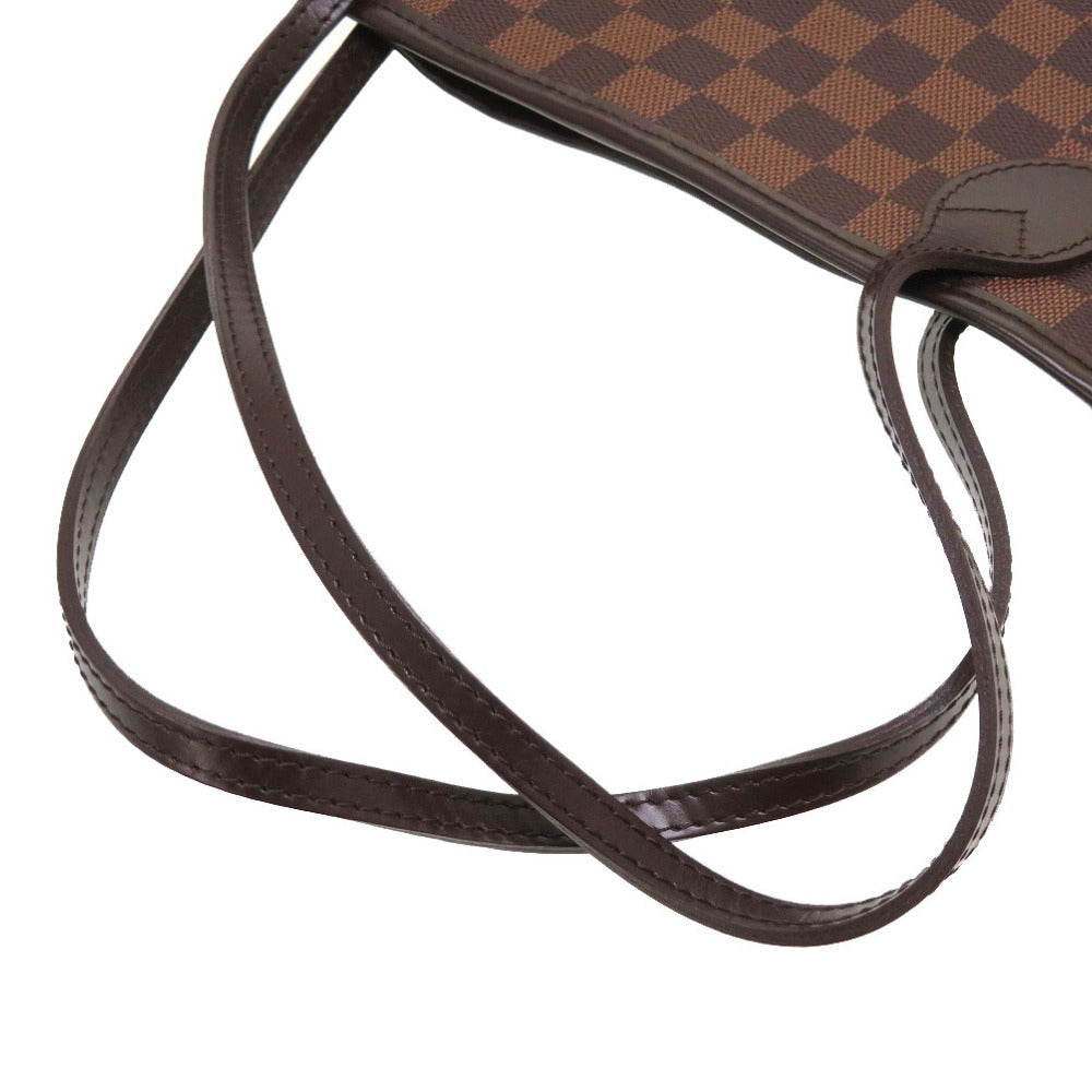 Louis Vuitton Tote Bag N51106 Damier Canvas Brown Damier Ebene Neverfull Gm Women Used Authentic