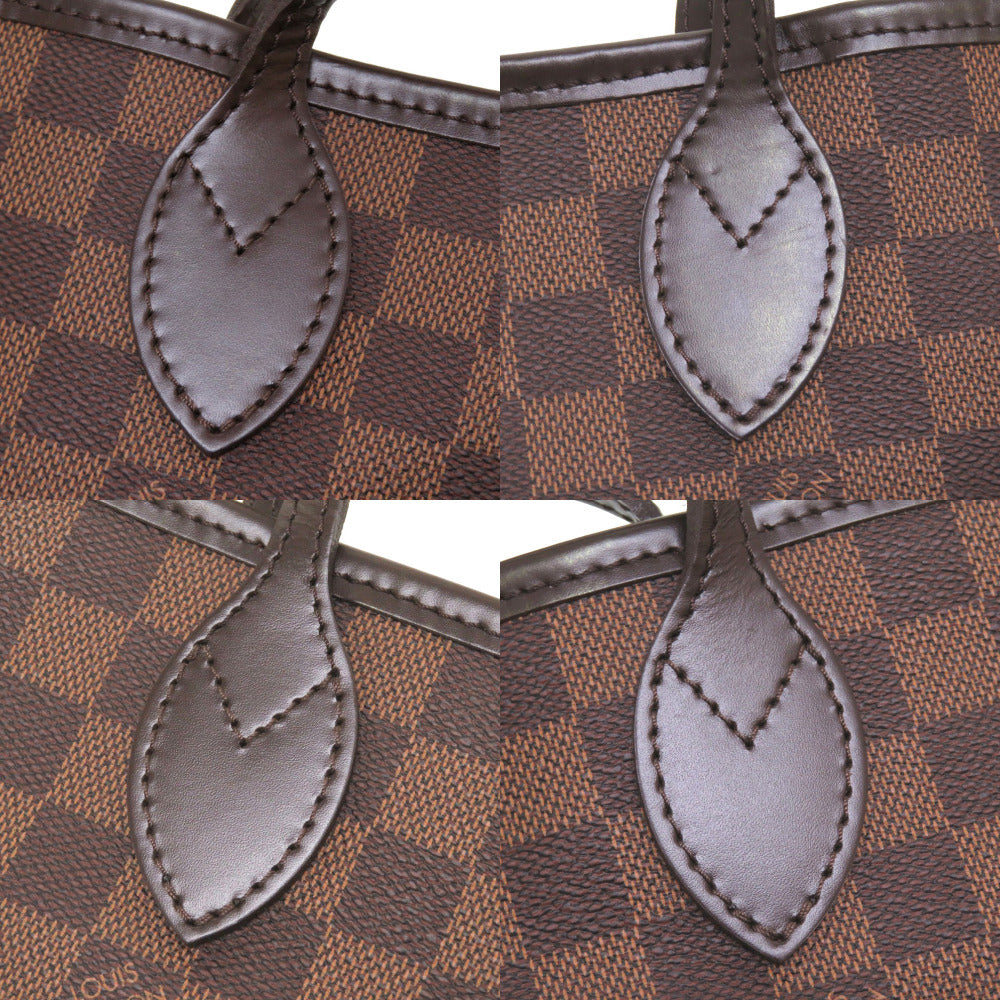 Louis Vuitton Tote Bag N51106 Damier Canvas Brown Damier Ebene Neverfull Gm Women Used Authentic