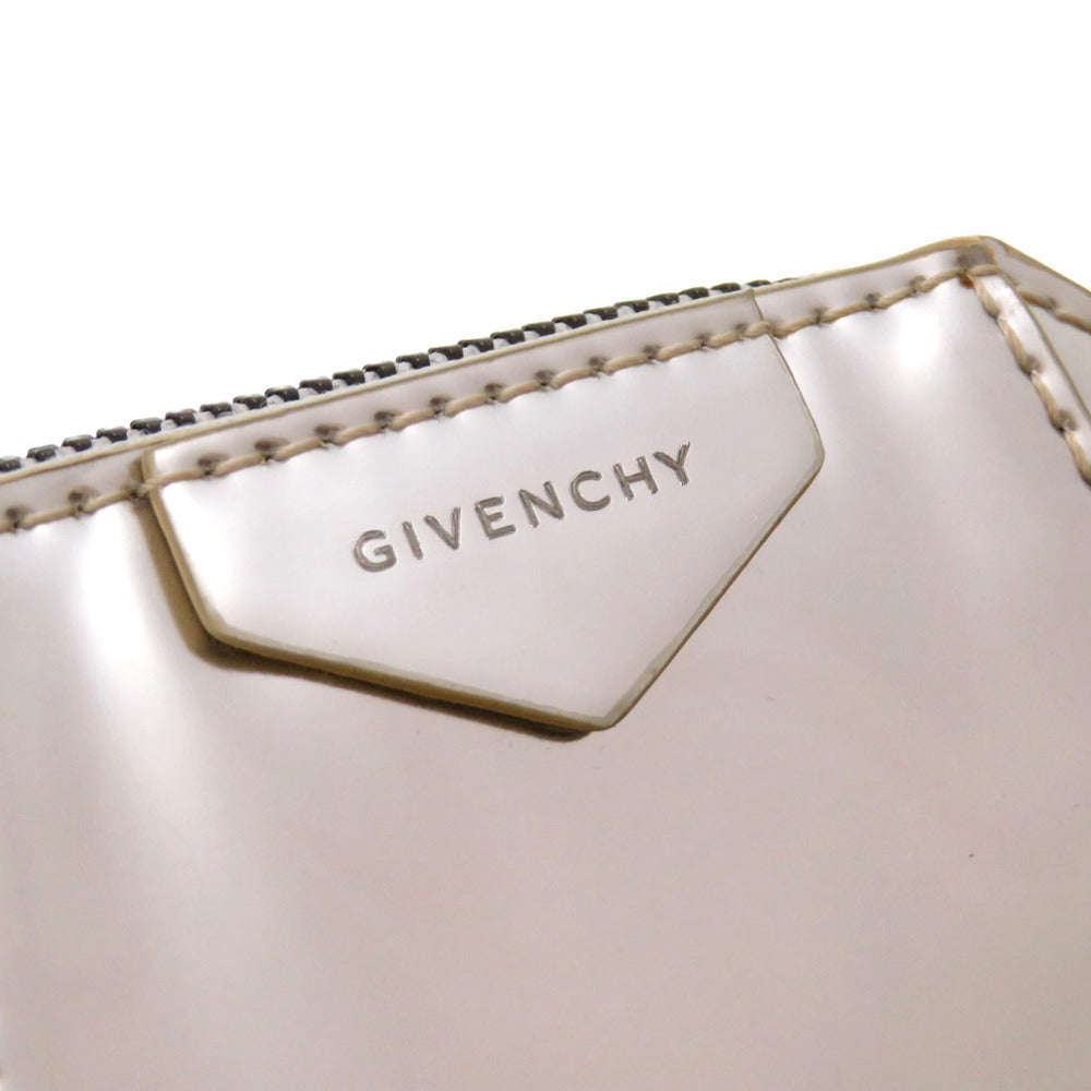 Givenchy Shoulder Bag Bb60 D7 B0 Xn Leather Silver Chain Women Used Authentic