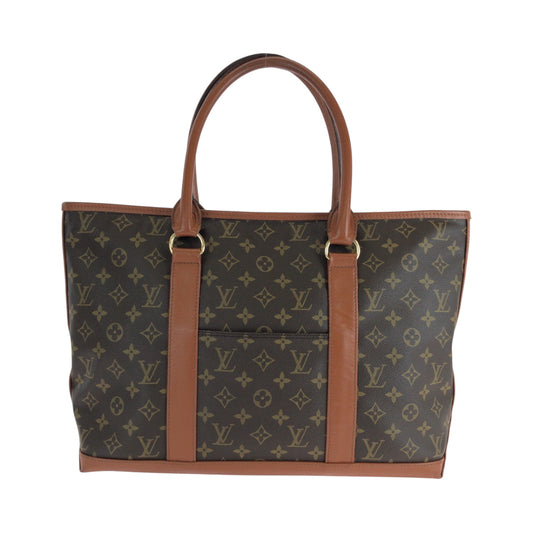 Louis Vuitton Tote Bag M42425 Pvc Brown Monogram Weekend