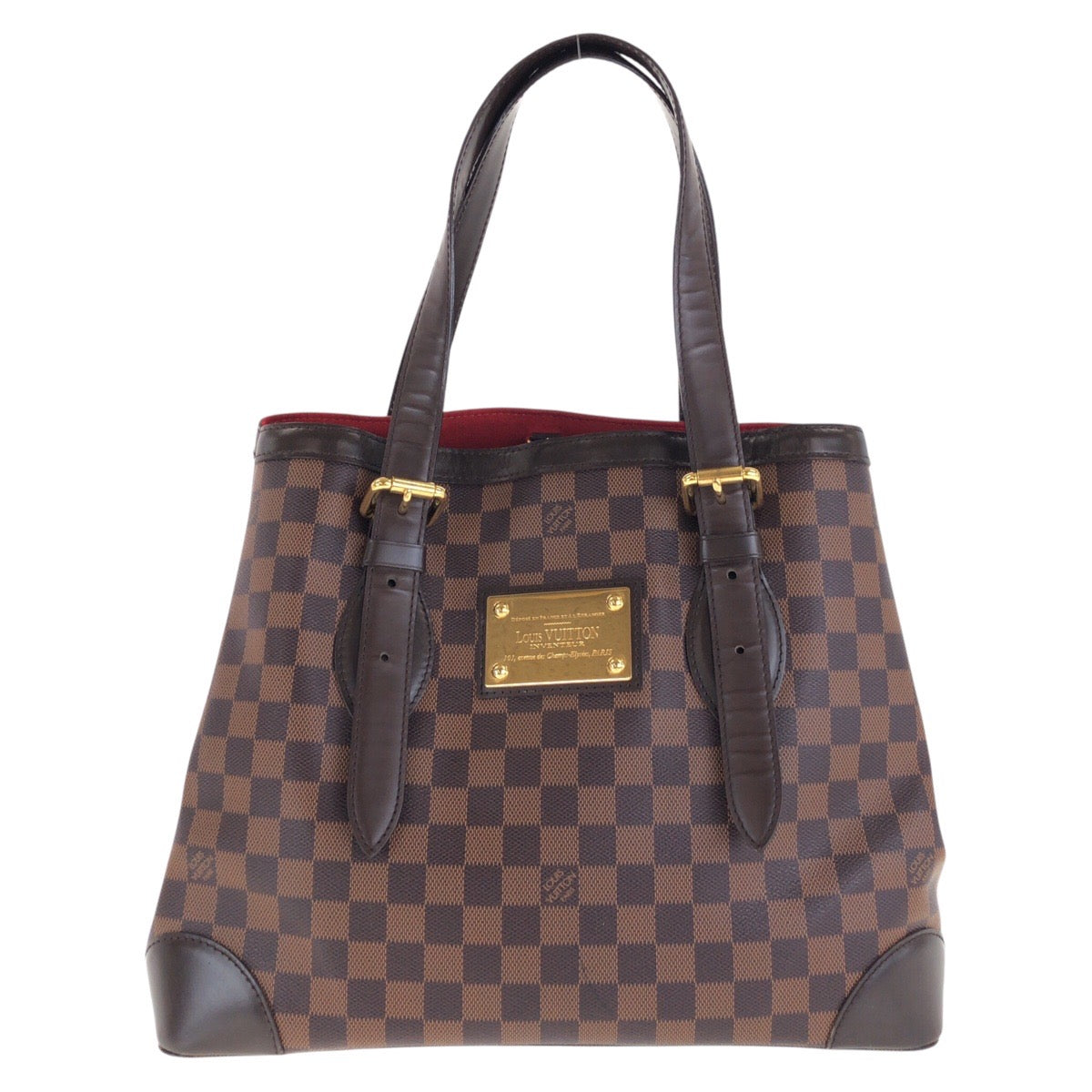 Louis Vuitton Tote Bag N51204 Pvc Brown Damier Hamstead Mm