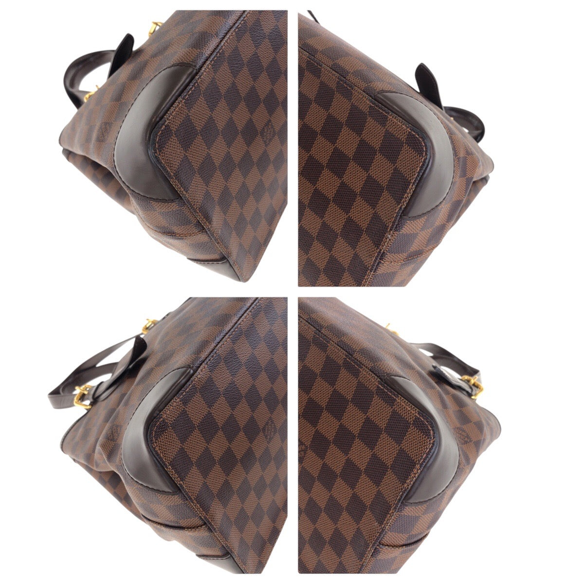 Louis Vuitton Tote Bag N51204 Pvc Brown Damier Hamstead Mm