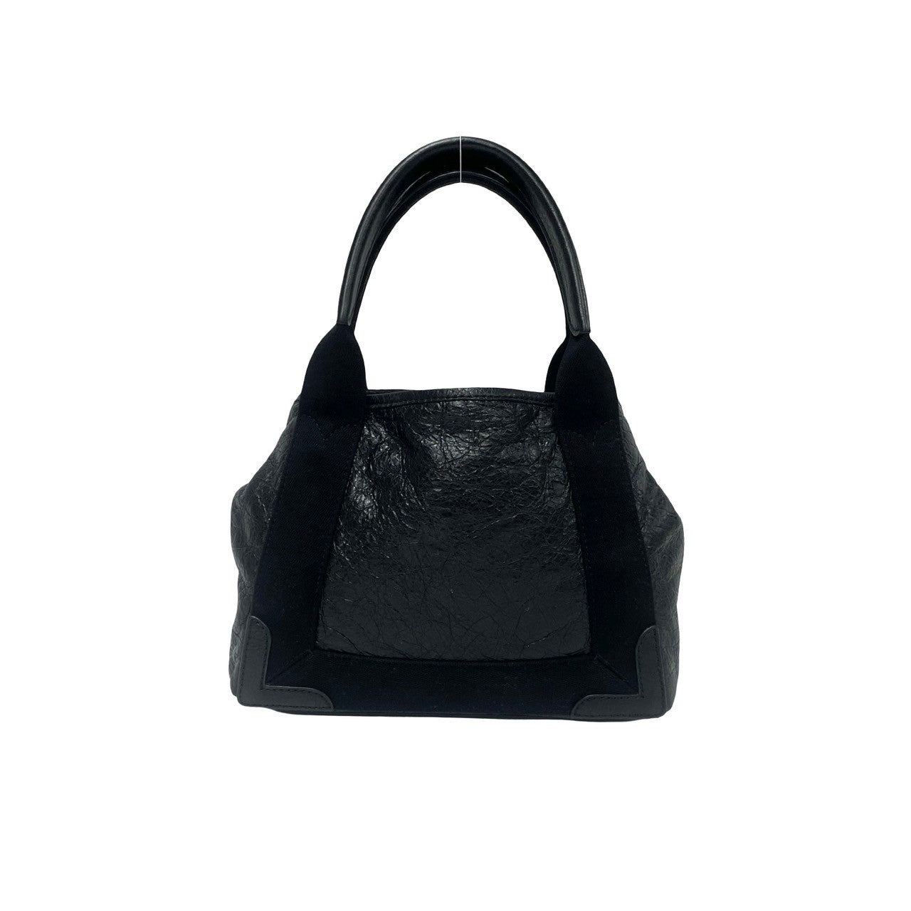 Balenciaga Shoulder Bag Leather Black Navy Kabas