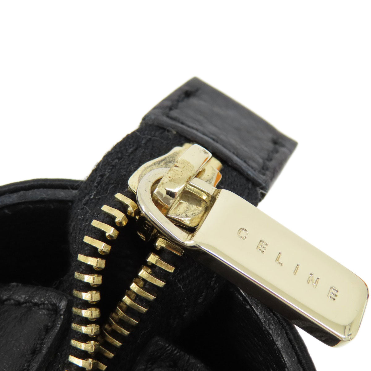 Celine Handbag Satin Black Mini Boogie Bag