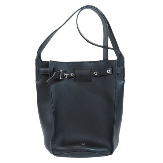 Celine Shoulder Bag Calfskin Black Big Bag Bucket