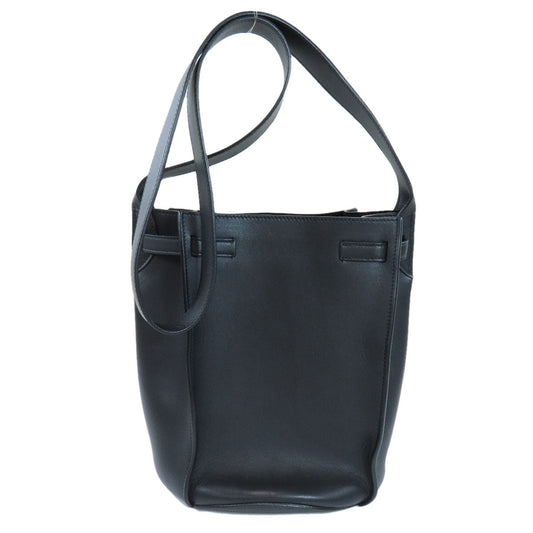 Celine Shoulder Bag Calfskin Black Big Bag Bucket