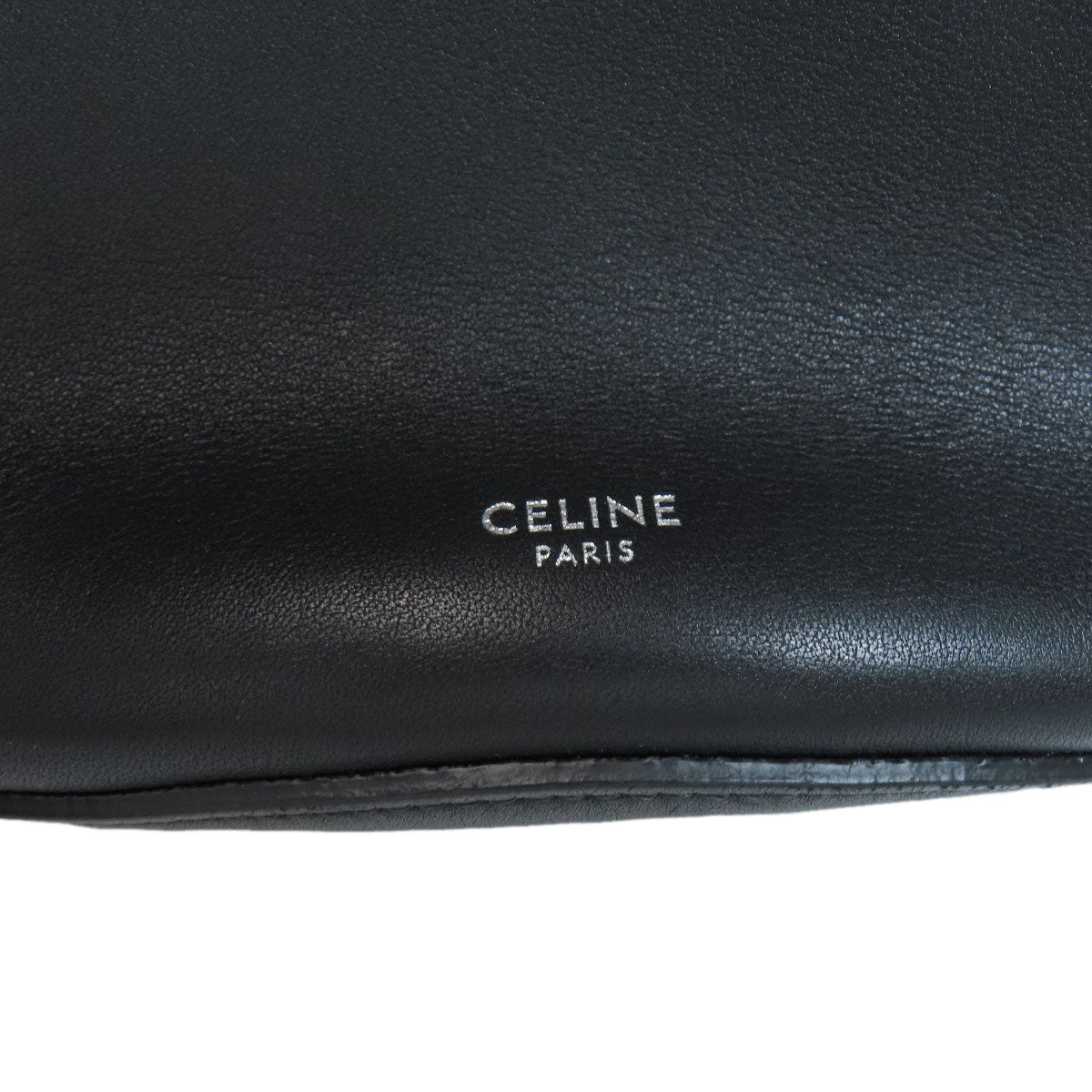 Celine Shoulder Bag Calfskin Black Big Bag Bucket