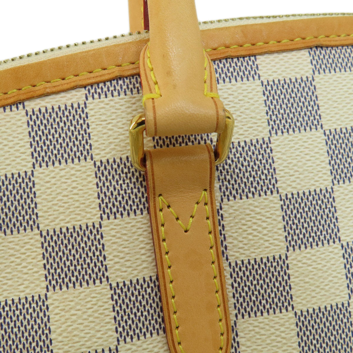 Louis Vuitton Tote Bag N48252 Damier Canvas White Riviera Mm Women Used Authentic