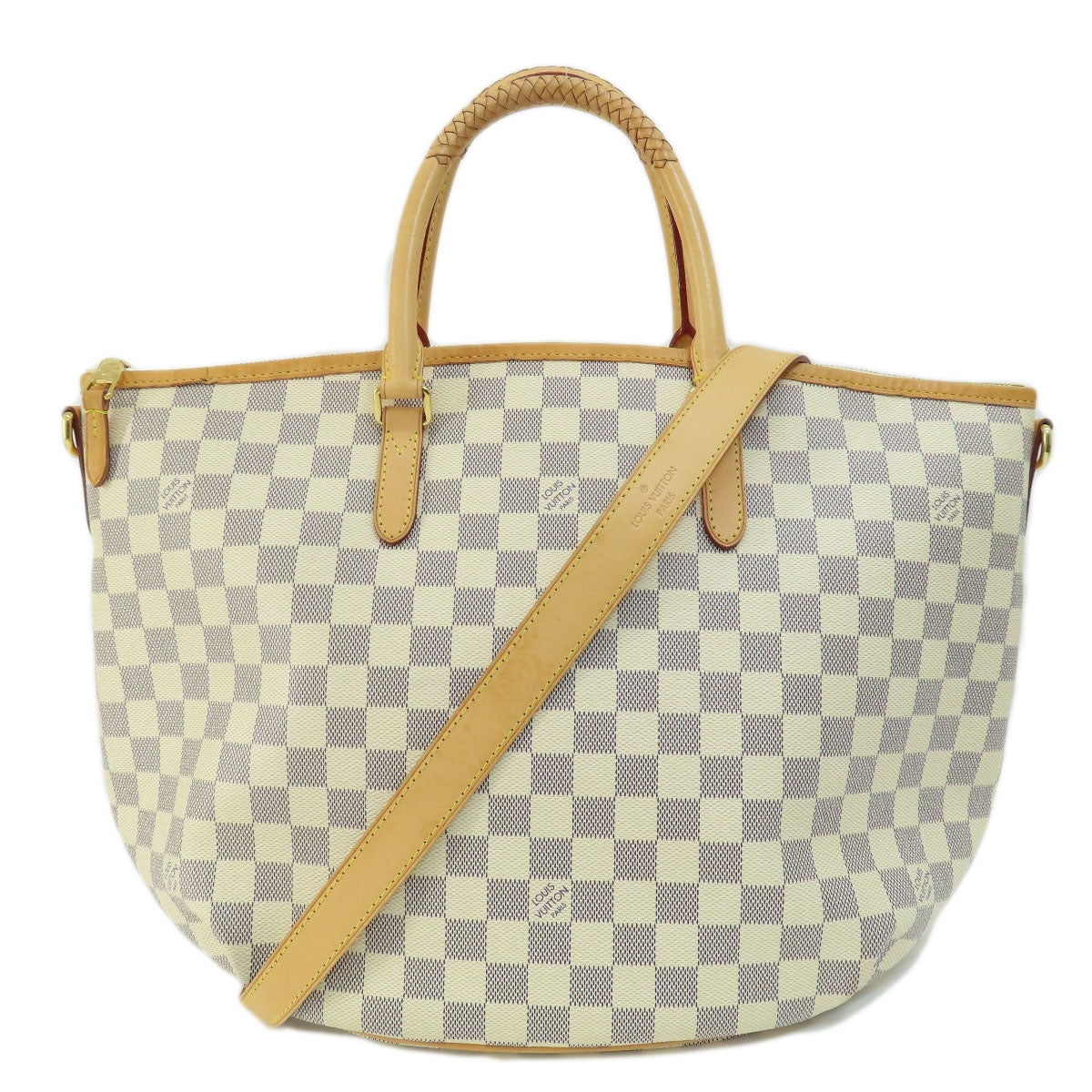 Louis Vuitton Tote Bag N48252 Damier Canvas White Riviera Mm Women Used Authentic