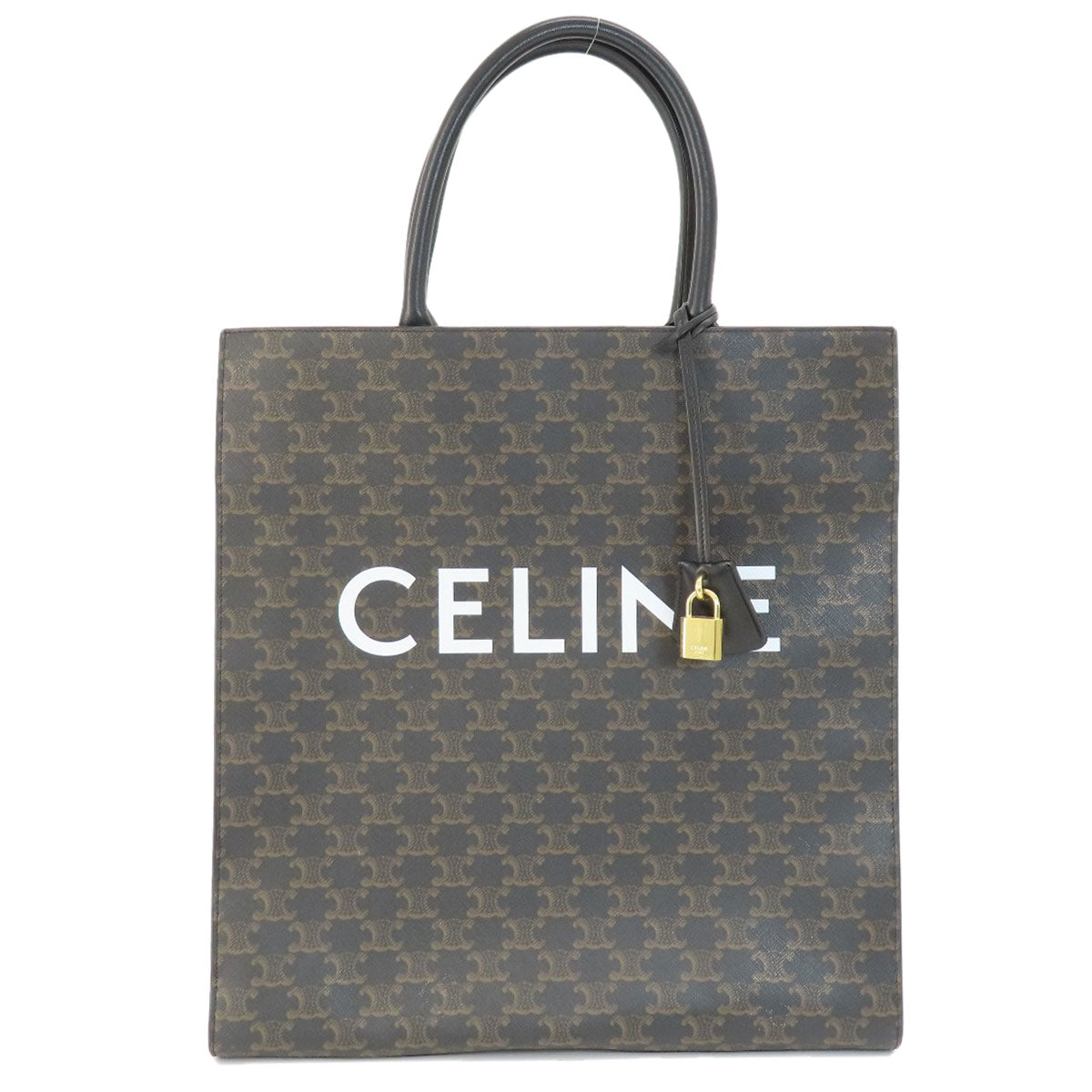 Celine Tote Bag Pvc Brown Triomphe