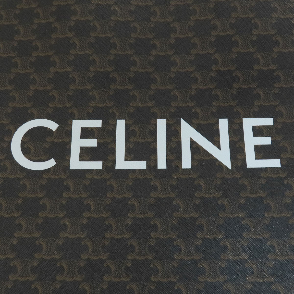 Celine Tote Bag Pvc Brown Triomphe