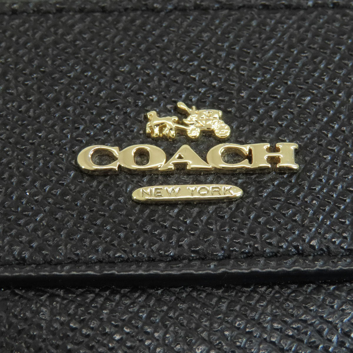 Coach Handbag F57521 Leather Black 2 Way