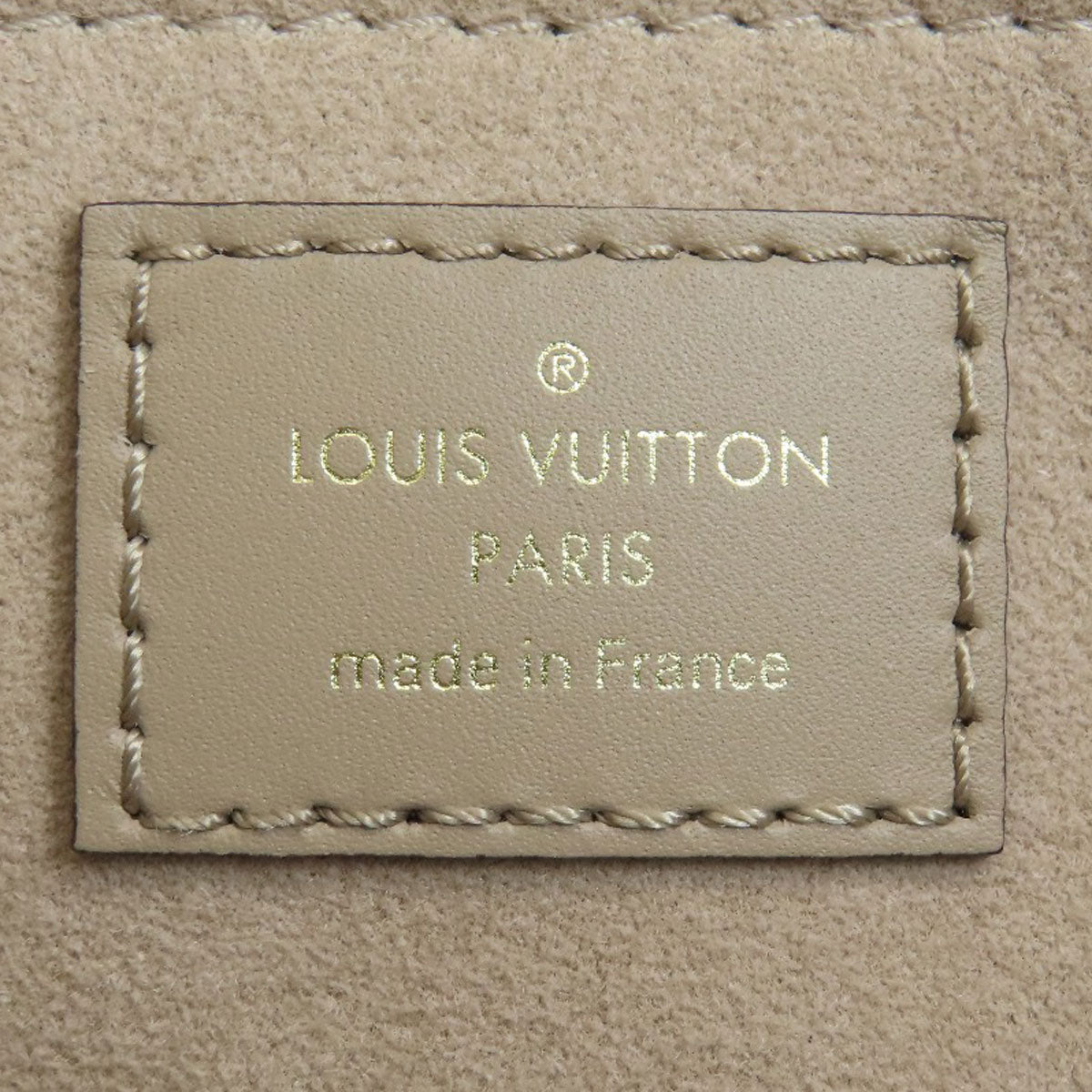 Louis Vuitton Tote Bag M45607 Monogram Ann Platt Gray On The Go Mm Monogram Empreinte Women Used Authentic