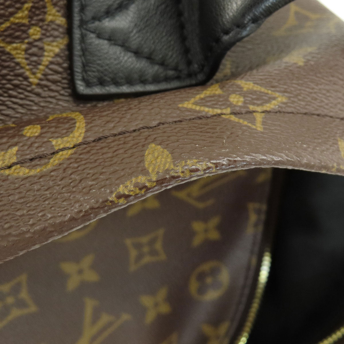 Louis Vuitton Backpack M44871 Monogram Canvas Brown Palm Springs Monogram Women Used Authentic