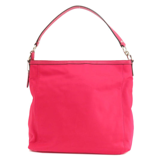 Coach Shoulder Bag F32981 Nylon Pink One Belt 2 Way