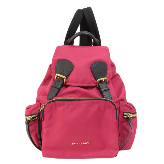 Burberry Backpack Nylon Pink Logo