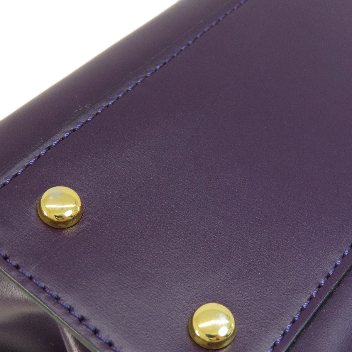 Celine Handbag Leather Purple Star Ball