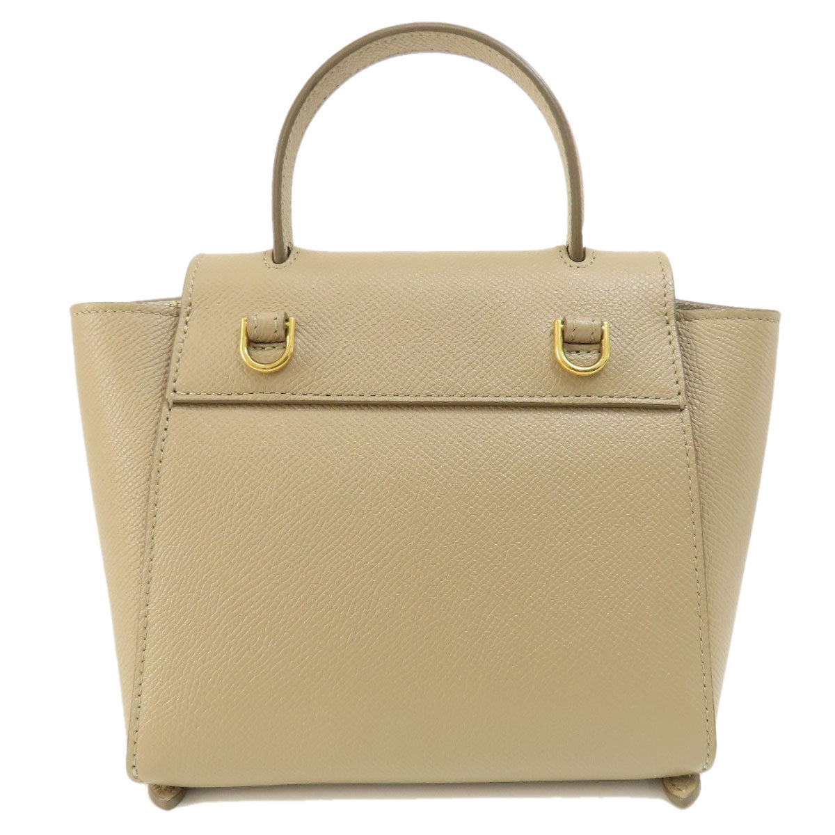 Celine Handbag Calfskin Beige Nano Belt Bag 2 Way