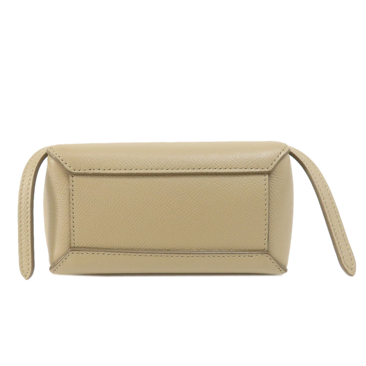 Celine Handbag Calfskin Beige Nano Belt Bag 2 Way