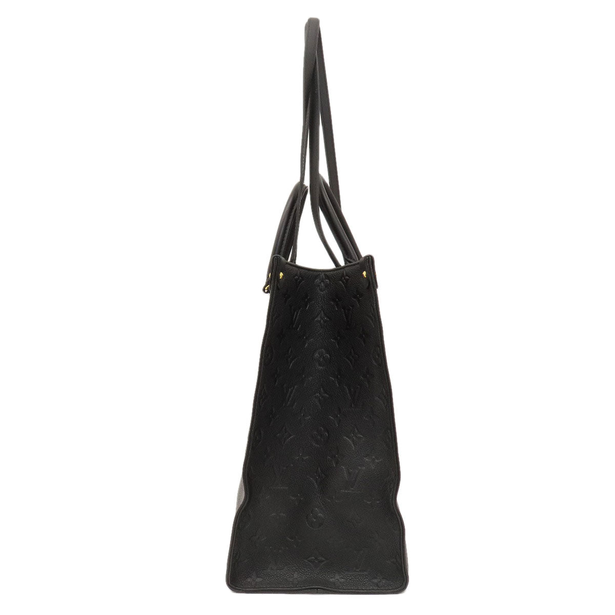 Louis Vuitton Tote Bag M44925 Monogram Ann Platt Black On The Go Gm Monogram Empreinte Women Used Authentic