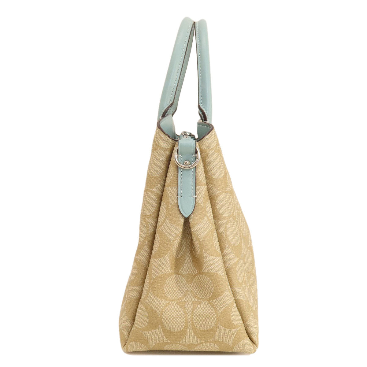 Coach Handbag F29683 Pvc Beige Signature 2 Way