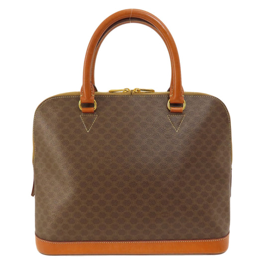 Celine Handbag Pvc Brown Macadam