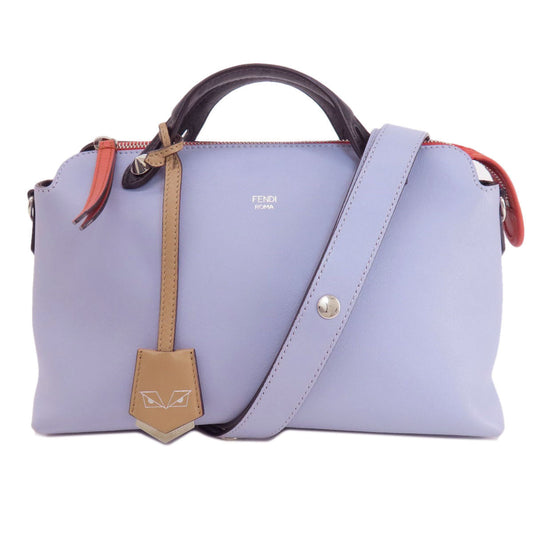 Fendi Handbag Calfskin Purple By The Way 2 Way