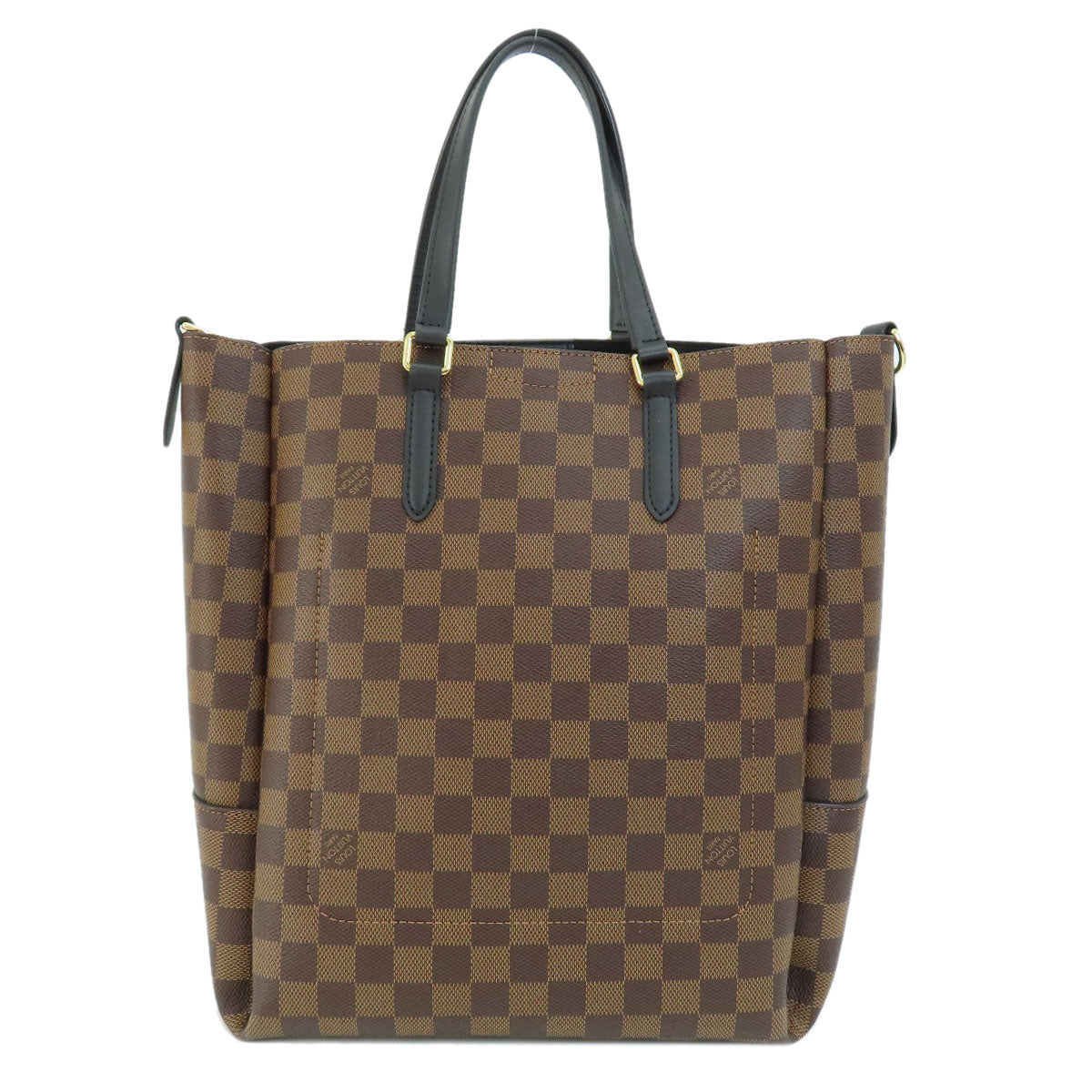 Louis Vuitton Tote Bag N60348 Damier Canvas Brown Belmont Nb Bb Damier Women Used Authentic