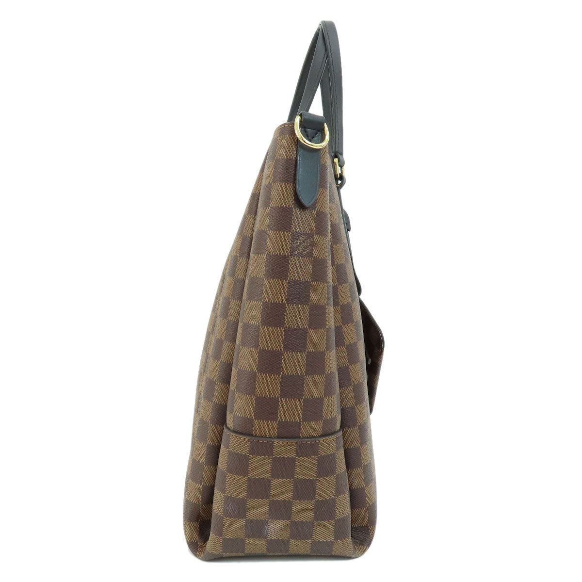 Louis Vuitton Tote Bag N60348 Damier Canvas Brown Belmont Nb Bb Damier Women Used Authentic