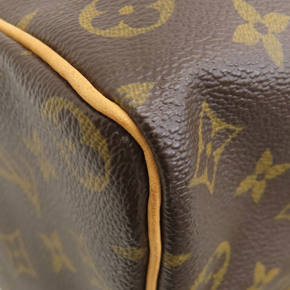 Louis Vuitton Tote Bag M41524 Monogram Canvas Brown Speedy 35 Monogram Women Used Authentic