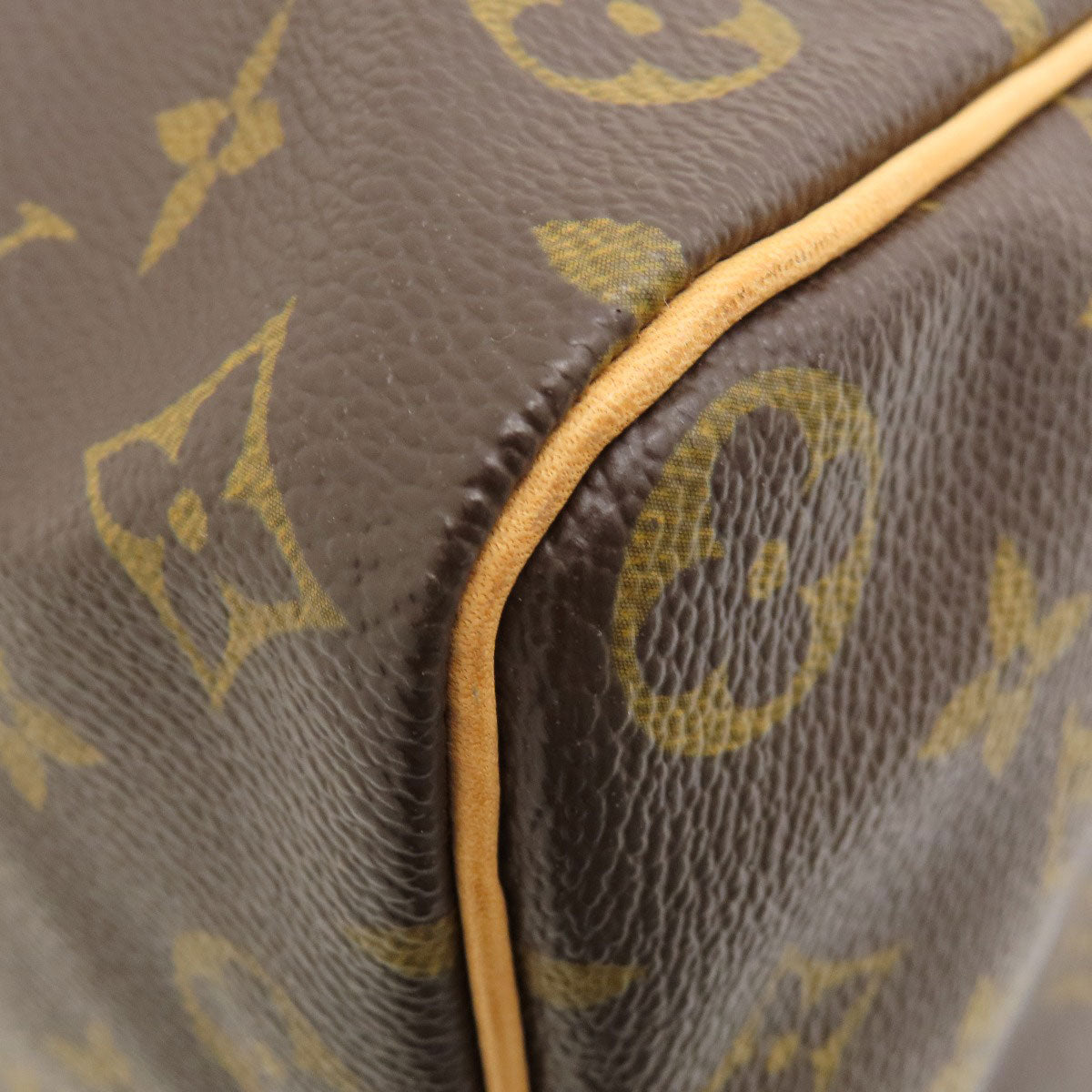 Louis Vuitton Tote Bag M41524 Monogram Canvas Brown Speedy 35 Monogram Women Used Authentic