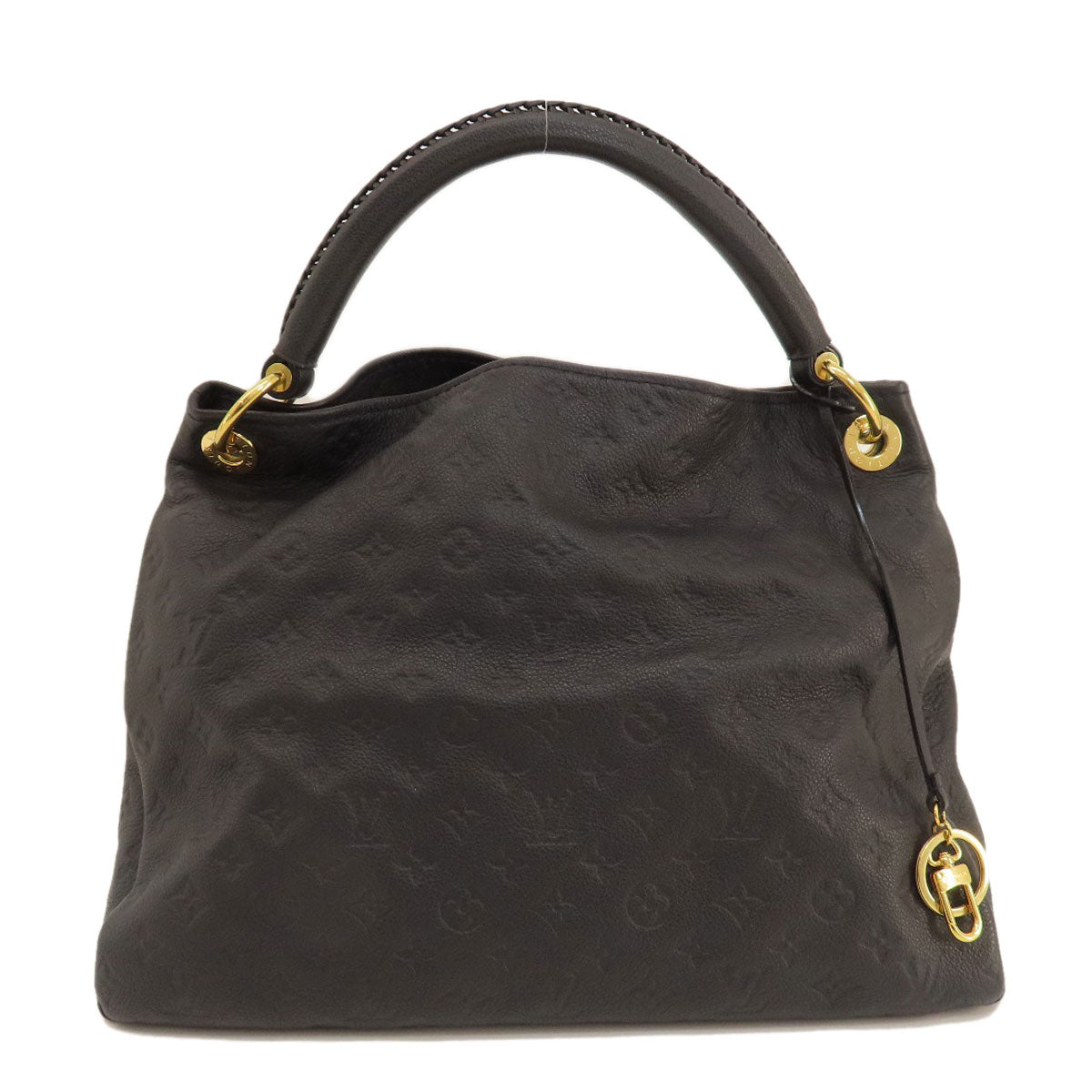 Louis Vuitton Tote Bag M93448 Monogram Ann Platt Black Artsy Mm Monogram Empreinte Women Used Authentic