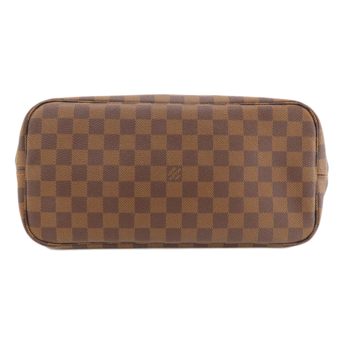 Louis Vuitton Tote Bag N51105 Damier Canvas Brown Neverfull Mm Former Damier Ebene Women Used Authentic