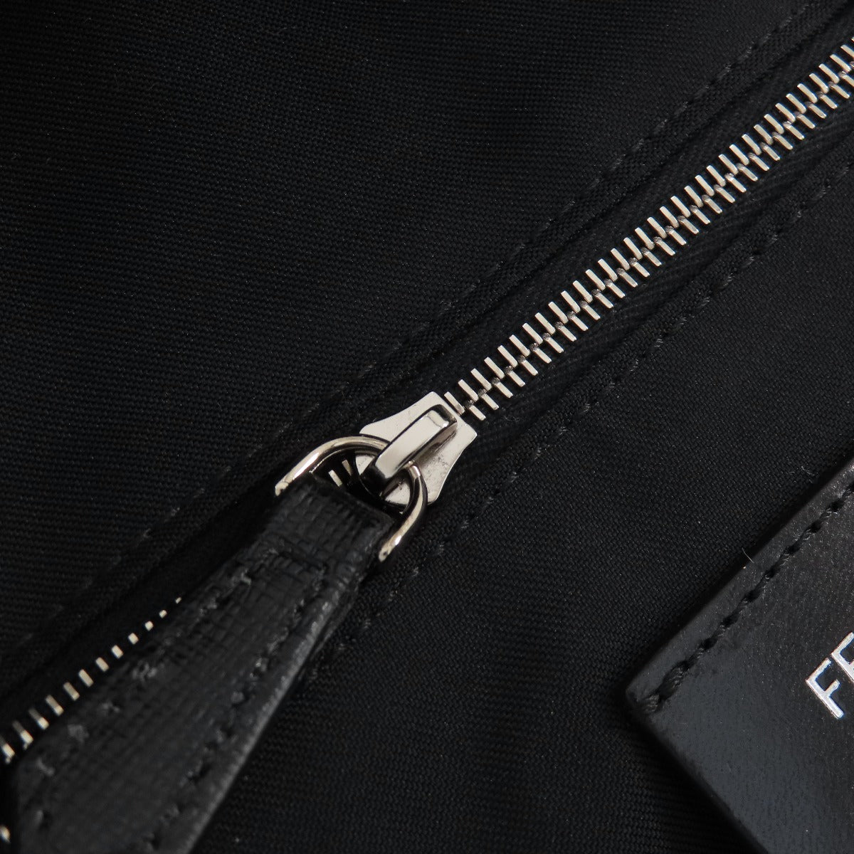 Fendi Backpack Nylon Black Light Bulb Applique