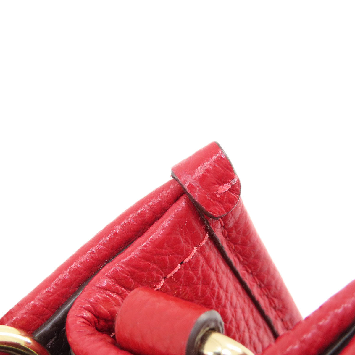 Coach Handbag C7683 Leather Red Dempsey 22 2 Way