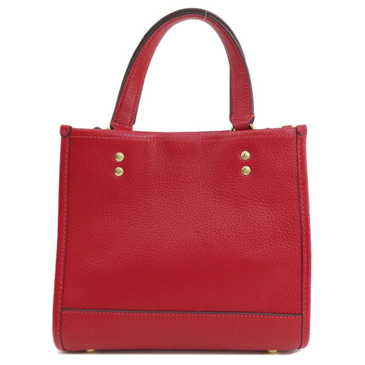 Coach Handbag C7683 Leather Red Dempsey 22 2 Way