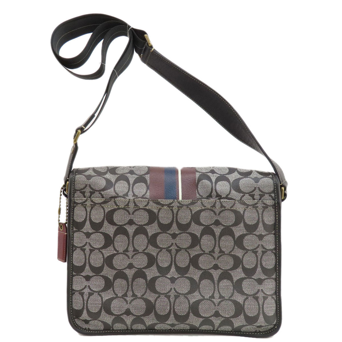 Coach Shoulder Bag 70077 Pvc Multicolor Signature