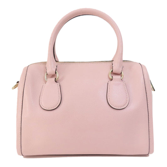 Coach Handbag F33329 Leather Pink 2 Way