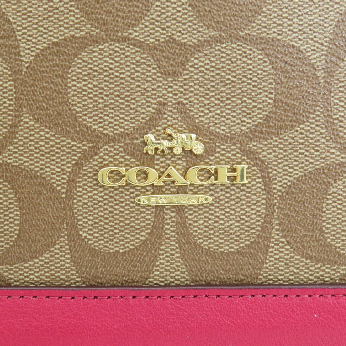 Coach Tote Bag F29564 Pvc Brown Signature 2 Way