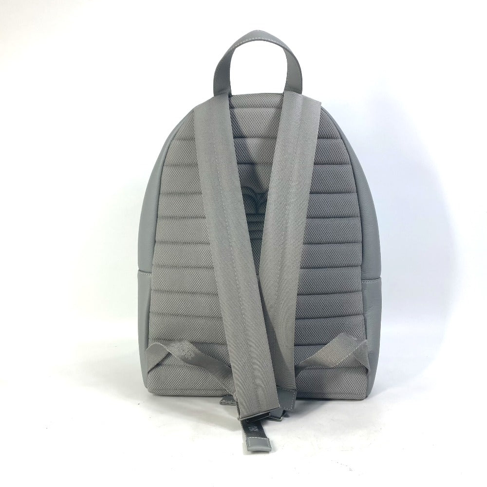 Dior Backpack 1 Esba088 Nfs Calfskin Gray Rider Rider1947 Logo Backpack Mens Used Authentic