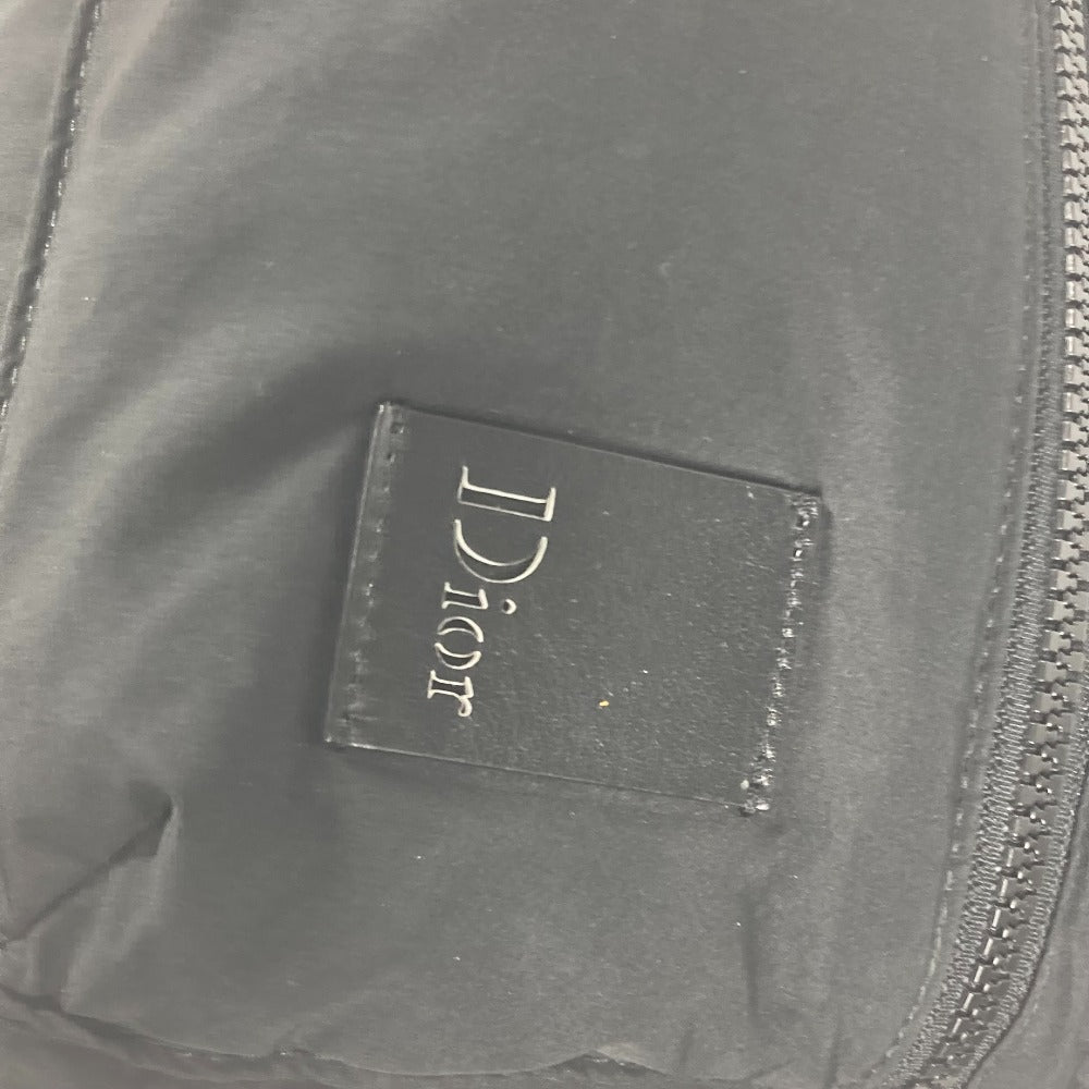 Dior Backpack Nylon Black Bee Bee Logo Unisex(unisex) Used Authentic